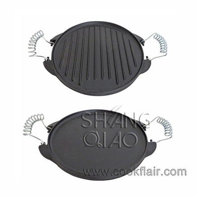 Round Cast Iron Reversible Griddle