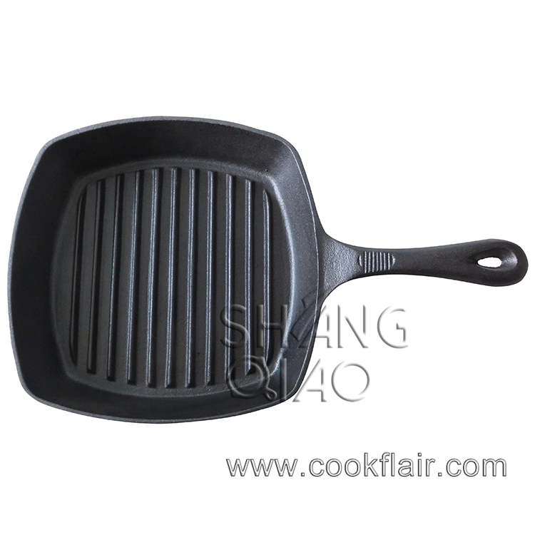 10-inch Cast Iron Square Grill Pan