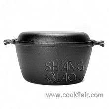 Cast Iron Double Dutch Oven
