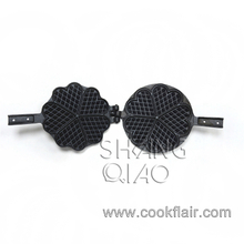 Heart Shape Round Waffle Iron